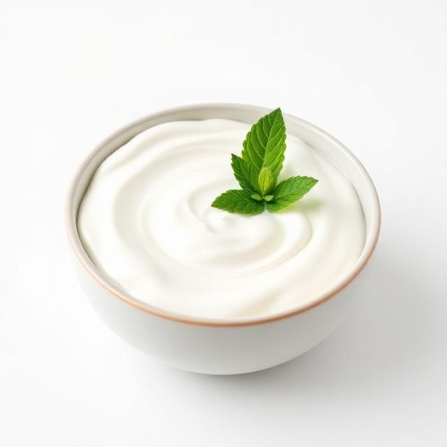 Classic Greek yogurt in a bowl